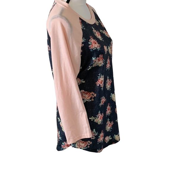 CEASIKERY LONG SLEEVE PULL-ON TOP, WOMENS, L, MULTICOLORED, RAGLAN SLEEVES - Picture 2 of 11